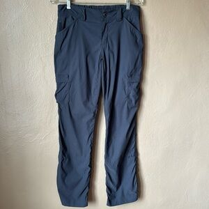 Duluth Blue Nylon Cargo Pants Size 4